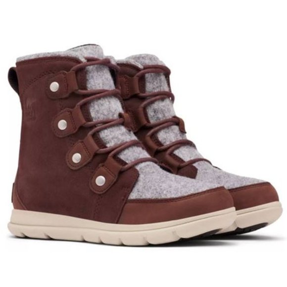 Sorel Shoes - Sorel Women's Explorer Joan 'Redwood / Sequoia' NL3423-628 size 6